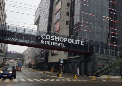 Комплексне оформлення ТРЦ Cosmopolite Multimall рекламними конструкціями