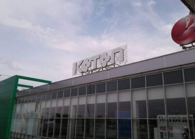 Виготовлення та монтаж дахової установки KOTON