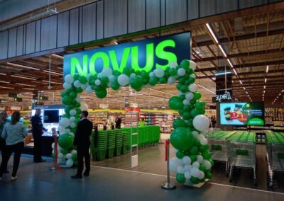 Двосторонній лайтбокс NOVUS ТРЦ SkyMall