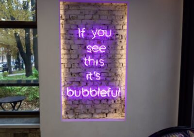 Вивіска з LED неону